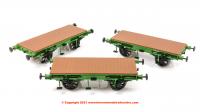 R60014 Hornby L&MR Flat Bed Wagon Pack for Stephenson's Rocket - Era 1